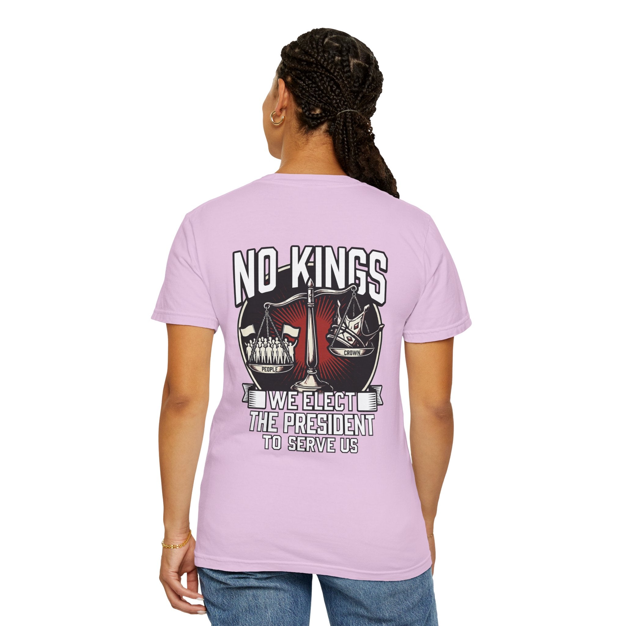 No Kings (Front & Back Printed) —  Protest Graphic Tee