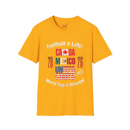 Canada Mexico USA 2026 World Cup | Heaven | White Text | Lightweight