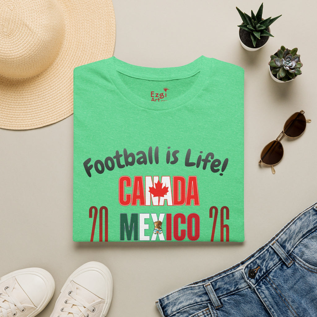 Canada Mexico USA 2026 World Cup | Heaven | Dark Text | Lightweight