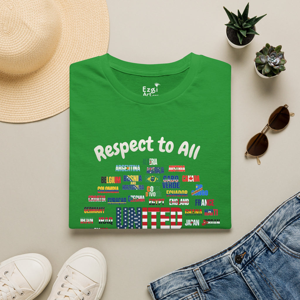USA Fan Soccer Tee | White Text | Lightweight