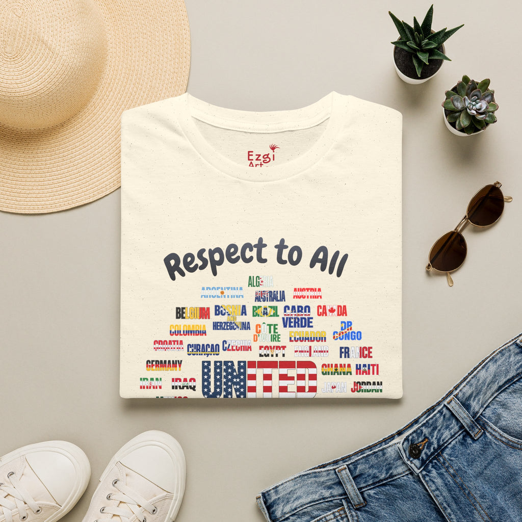 USA Fan Soccer Tee | Dark Text | Lightweight