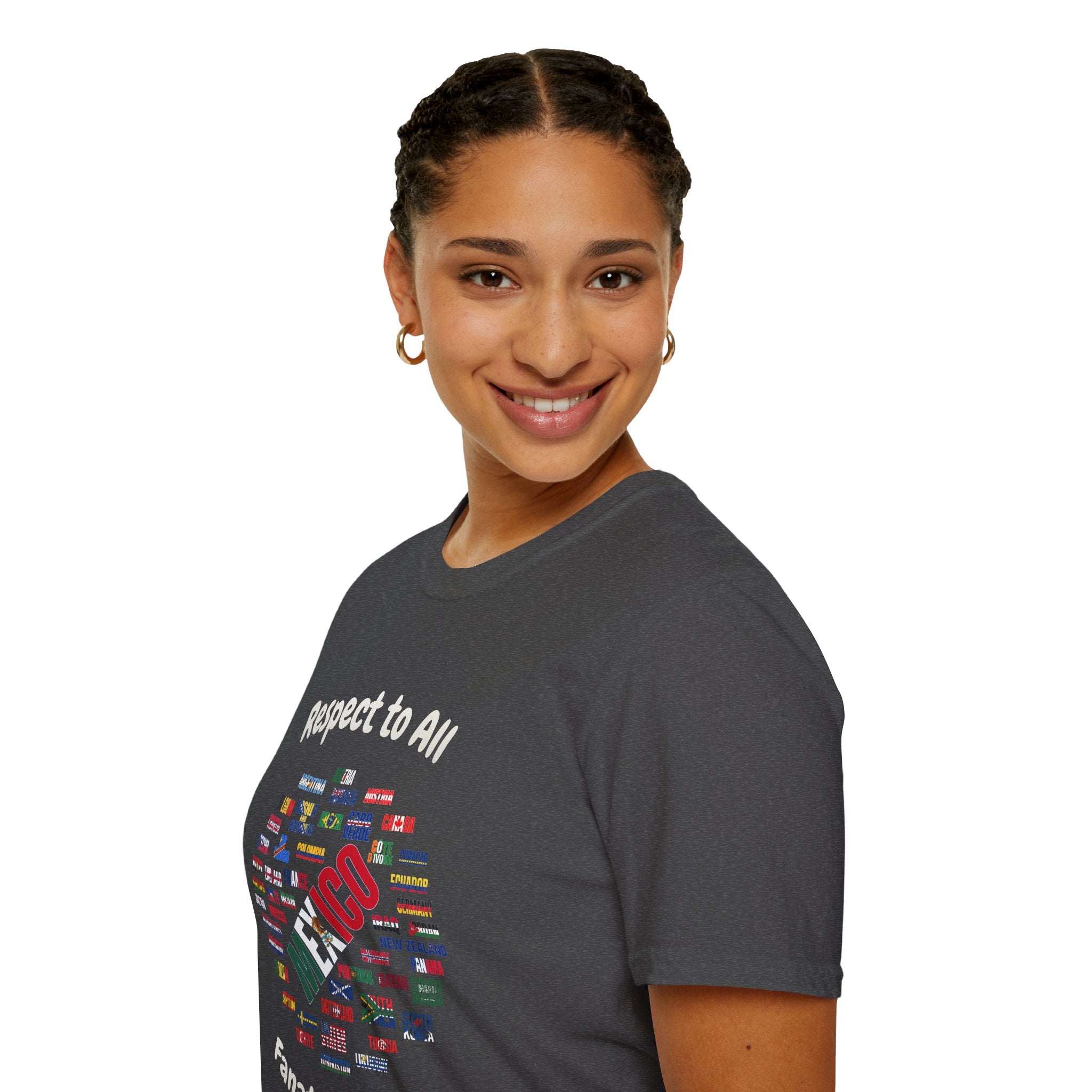 Mexico Fan Soccer Tee | White Text | Lightweight