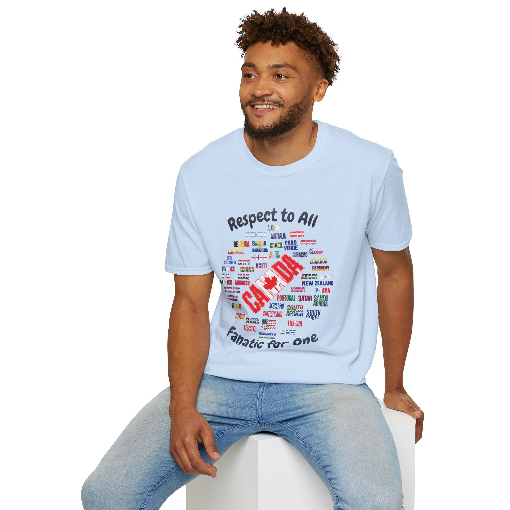 Canada Fan Soccer Tee | Dark Text | Lightweight