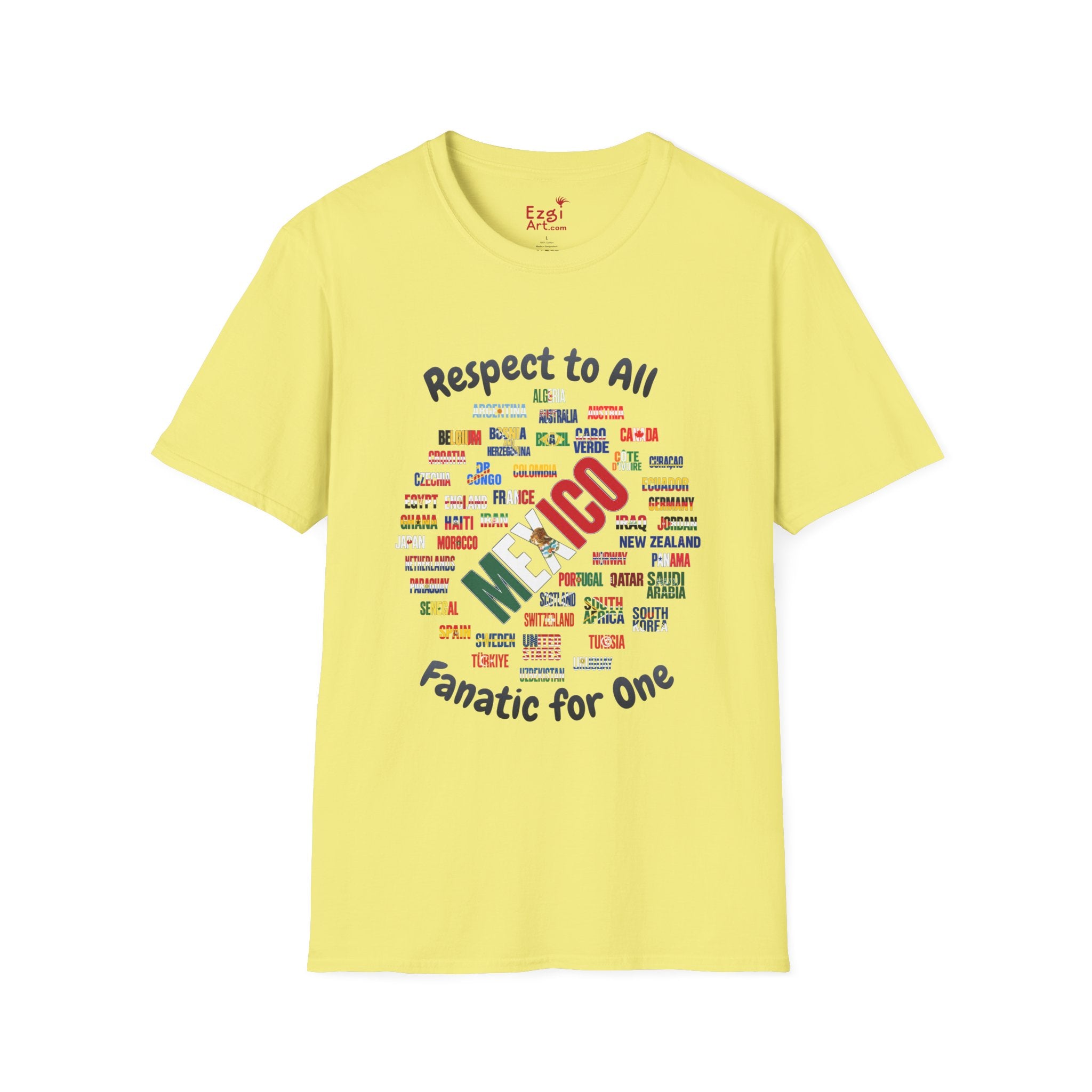 Mexico Fan Soccer Tee | Dark Text | Lightweight