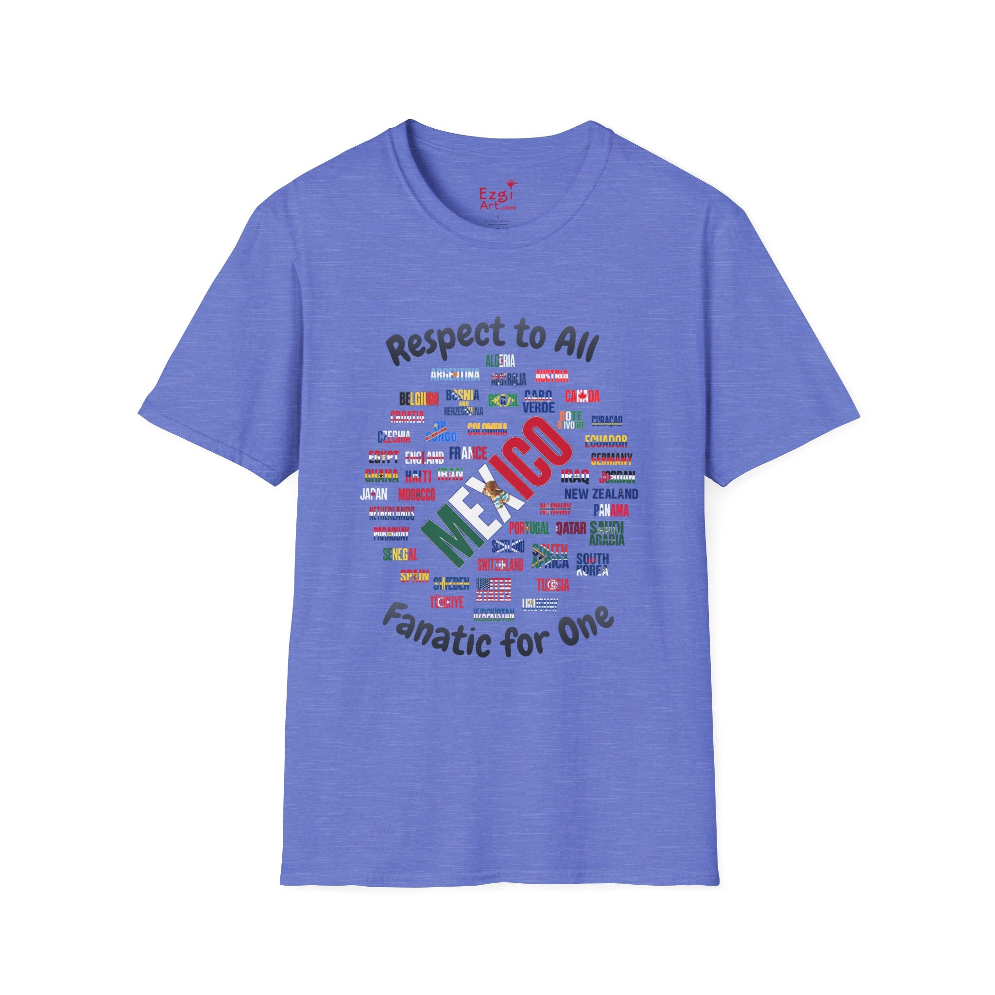 Mexico Fan Soccer Tee | Dark Text | Lightweight