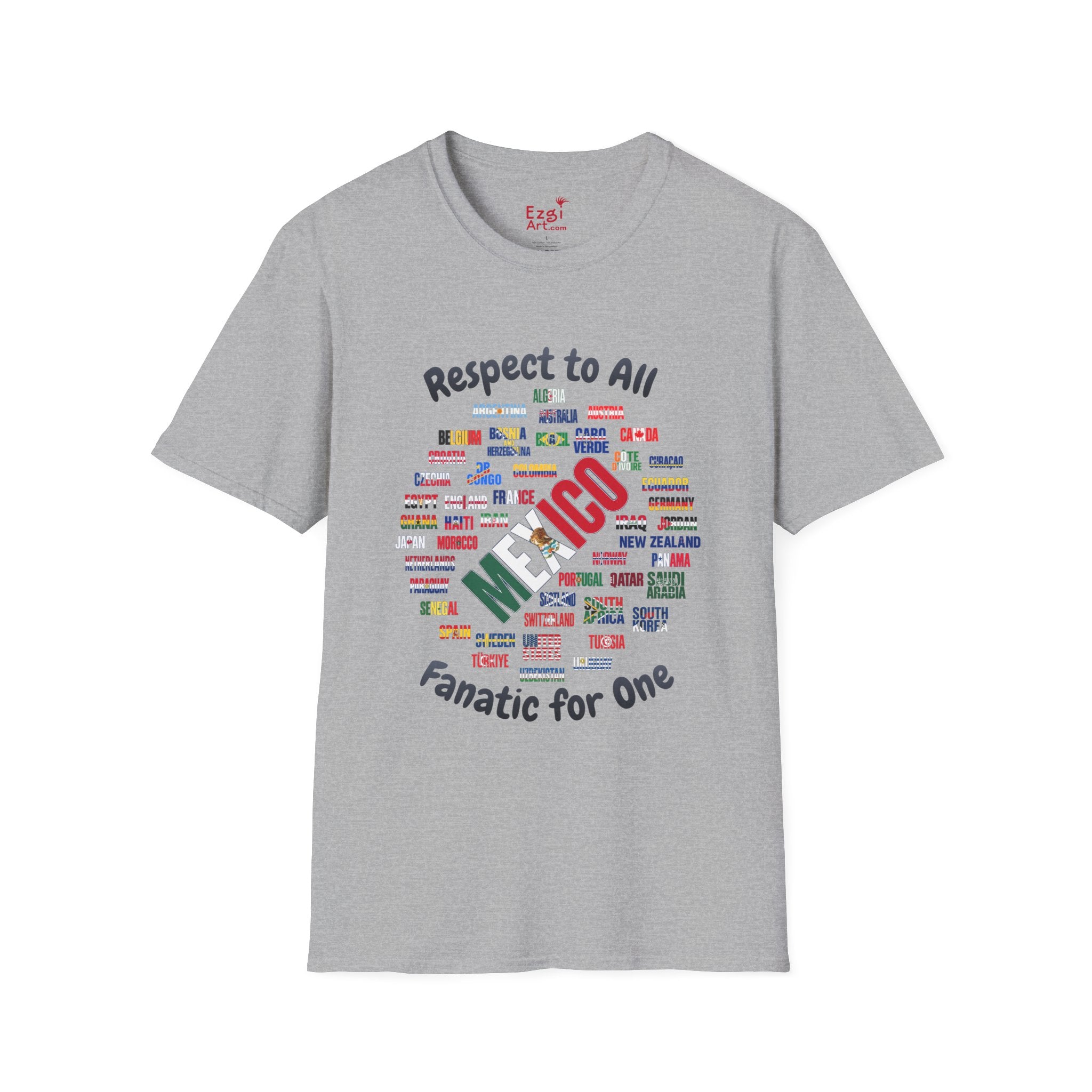 Mexico Fan Soccer Tee | Dark Text | Lightweight