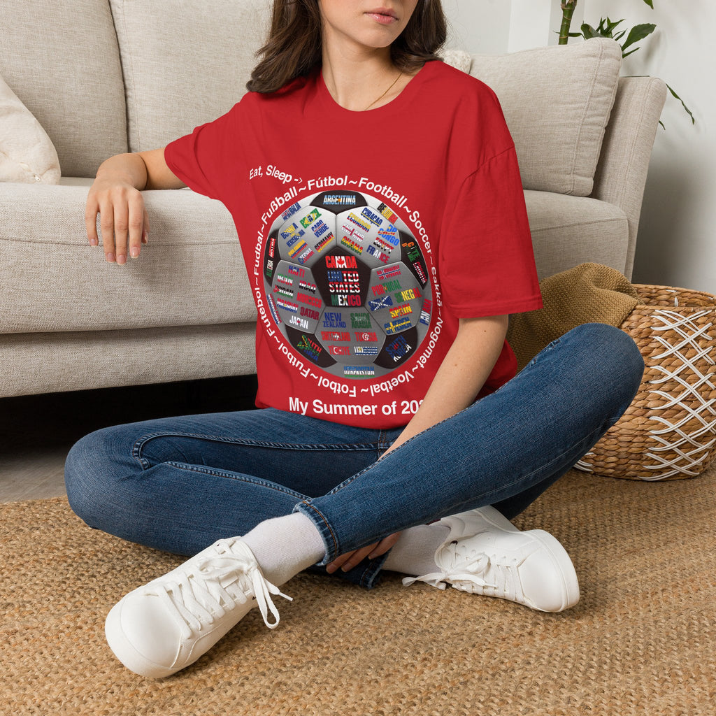 Soccer World Cup | “Eat, Sleep, Football, My Summer 2026" | White or Black Text | Lightweight