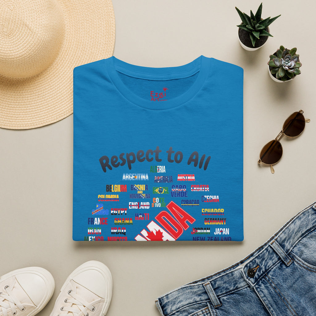 Canada Fan Soccer Tee | Dark Text | Lightweight