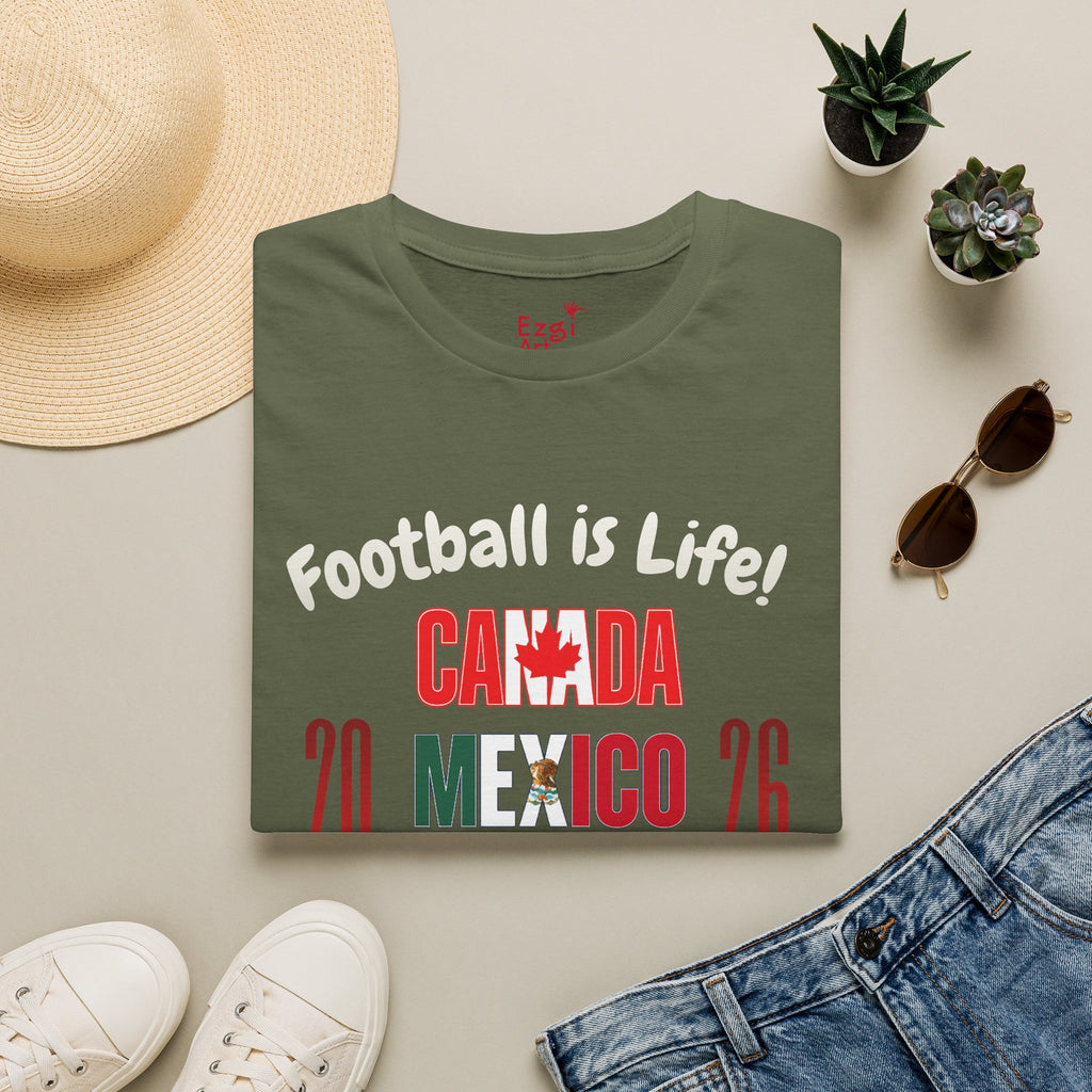 Canada Mexico USA 2026 World Cup | Heaven | White Text | Lightweight