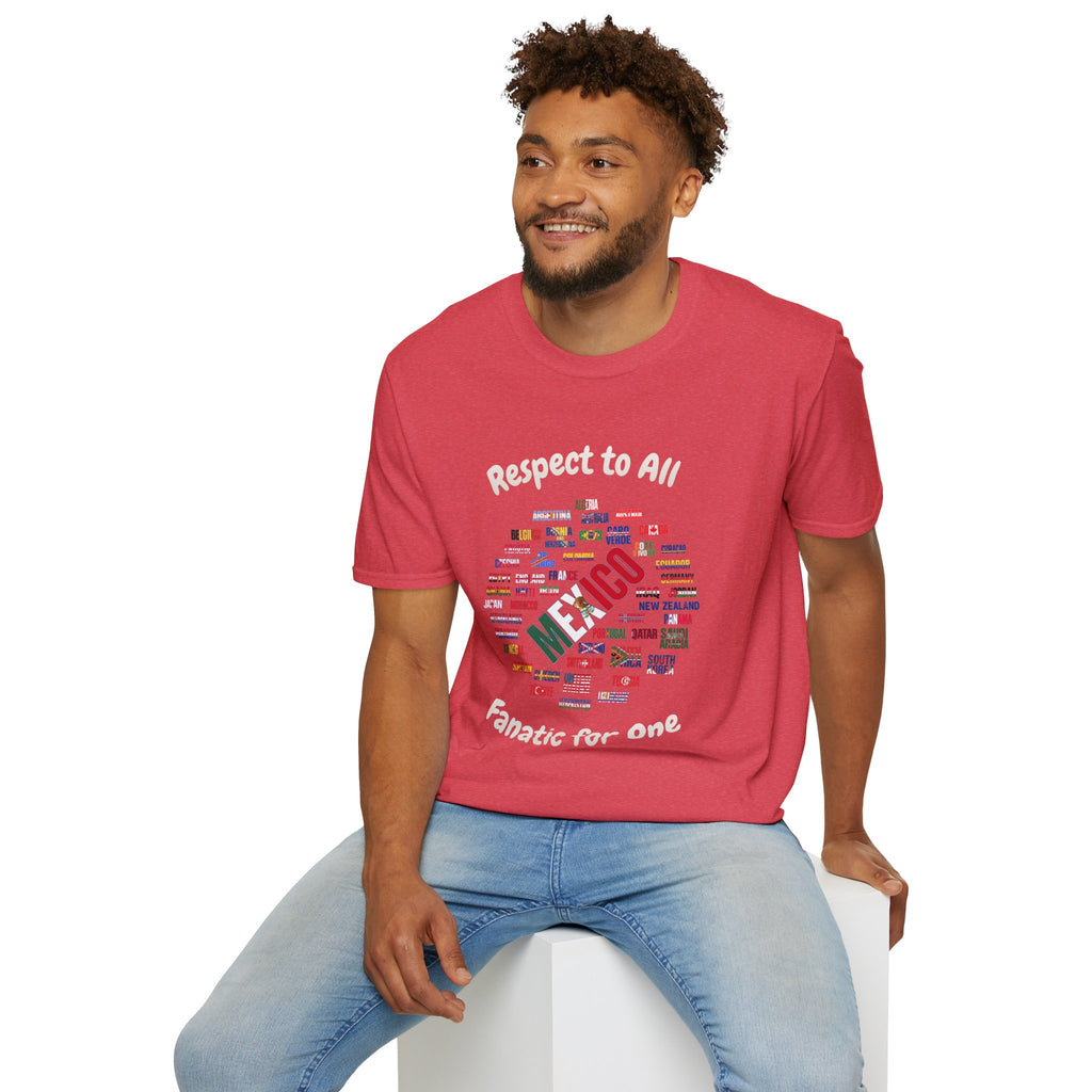Mexico Fan Soccer Tee | White Text | Lightweight