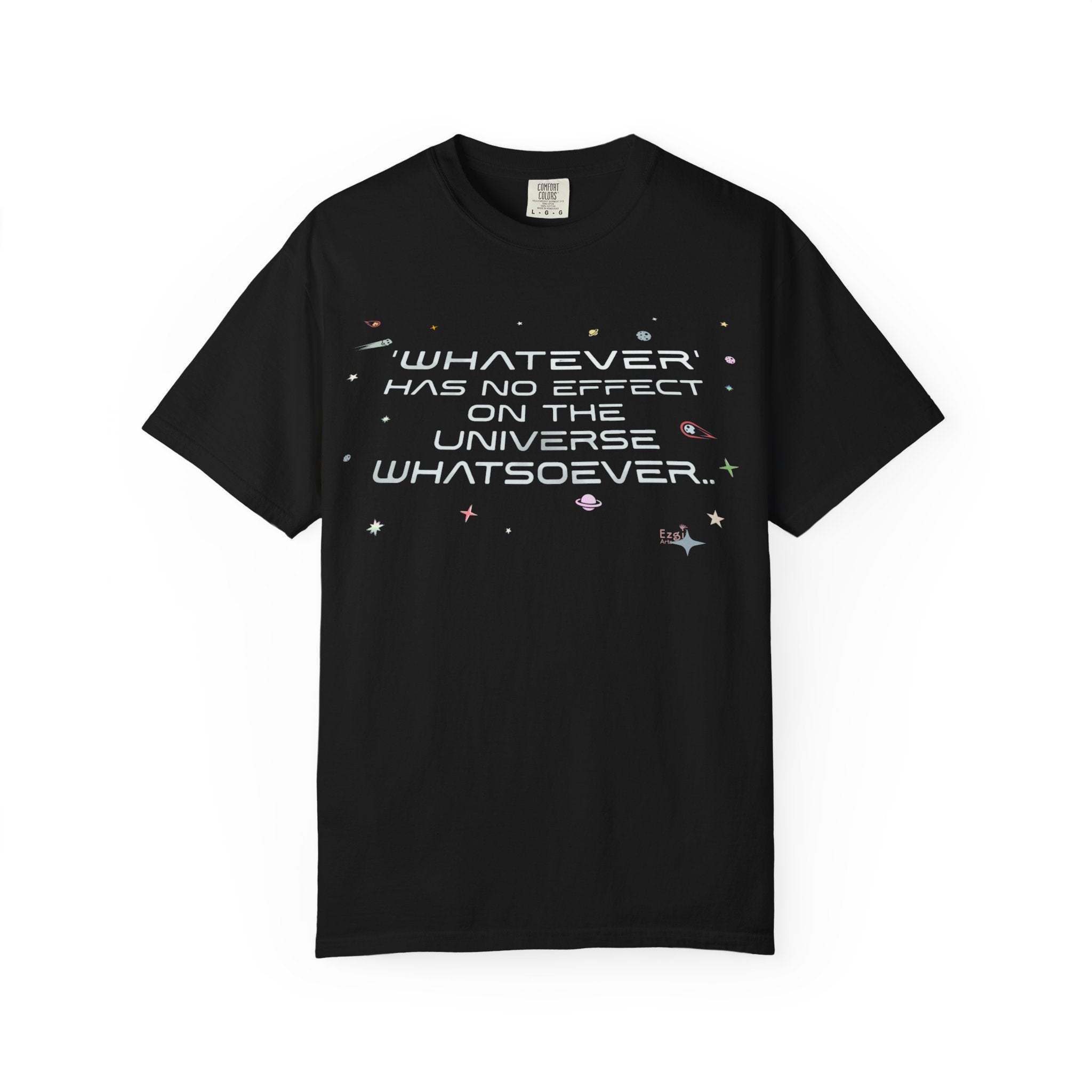 Whatever Universe T-Shirt — Pastel Space Graphic Tee