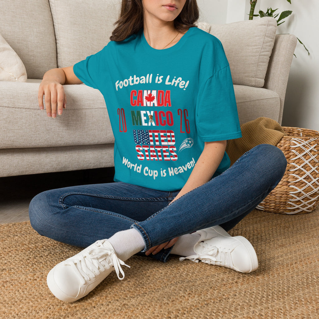 Canada Mexico USA 2026 World Cup | Heaven | White Text | Lightweight
