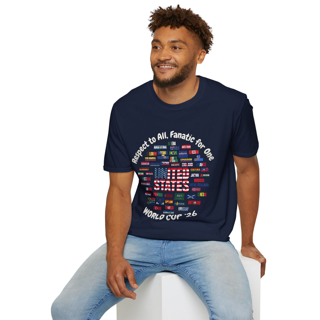 World Cup '26 | USA Fan | White Text | Lightweight