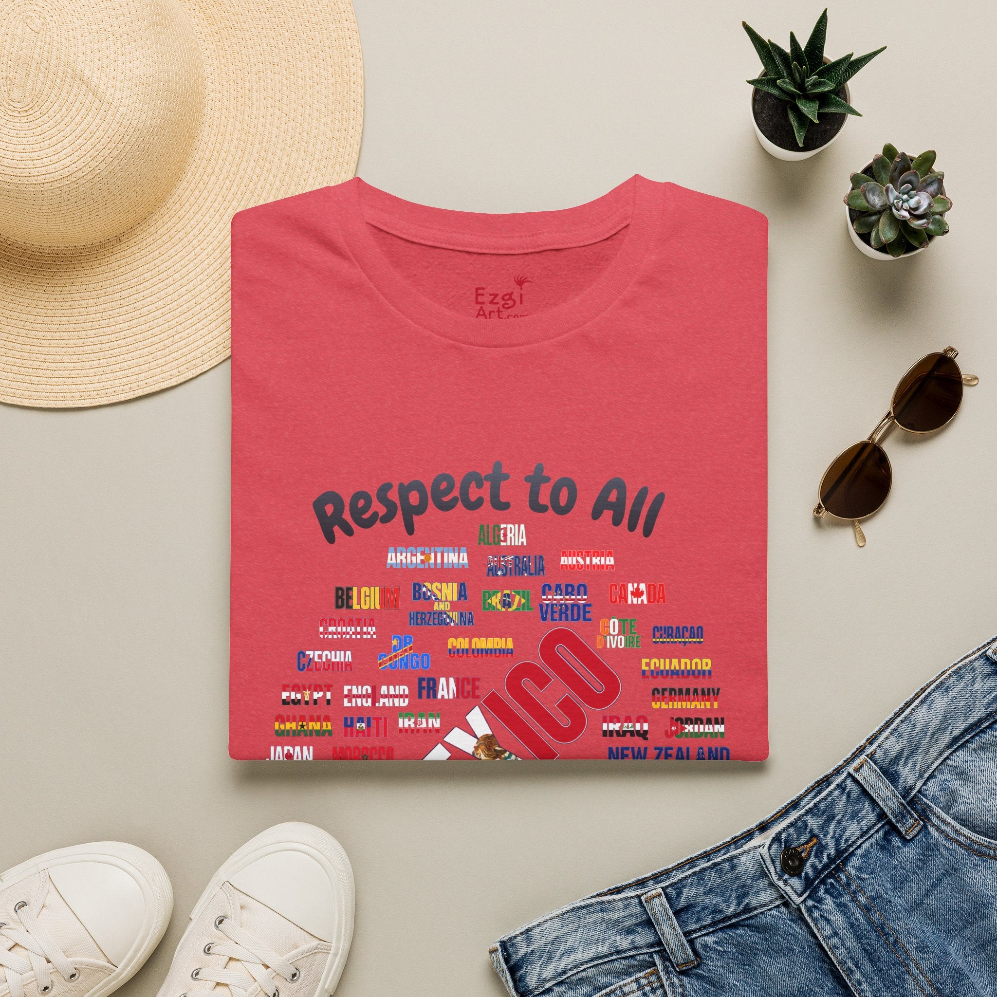 Mexico Fan Soccer Tee | Dark Text | Lightweight